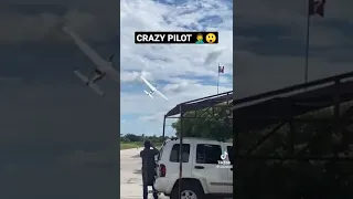 Cessna 210 plane flying dangerously low #shorts #viralvideo #cessnaaircraft