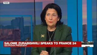 Salomé Zourabichvili, présidente géorgienne, s'adresse à l'UE : "Nous sommes des vôtres"