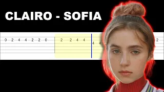 Clairo - Sofia (Easy Guitar Tabs Tutorial)