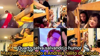 Carlinhos Maia descobre que Andreia quis beijar Angola e Maxsuel fez novato chorar ao mostrar vídeo