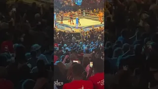 Paul Heyman fights a fan at Charlotte,NC WWE SmackDown 03/18/2022