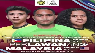 FULL MATCH AFC U23 Asian Cup Qatar 2024 Qualifiers - MALAYSIA VS FILIPINA | Group H