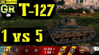 World of Tanks T-127 Replay - 8 Kills 1.1K DMG(Patch 1.4.0)