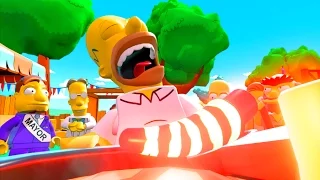 LEGO Dimensions Homer Eats Guatemalan Insanity Peppers!