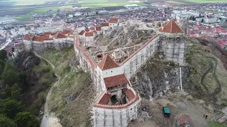 4K Cetatea Râșnov in renovare 2022