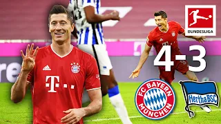 Lewandowski x 4(!) | Bayern München - Hertha | 4-3 | Highlights | Matchday 3 – Bundesliga 20/21