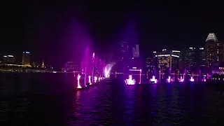 4K Taylor Swift The Eras Tour Singapore 2024 MBS Light and Water Show - Cruel Summer