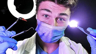 ASMR REALISTIC DENTIST ROLEPLAY 🦷 Teeth Cleaning (Scraping, Brushing, Crinkling)