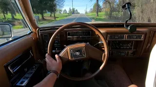 1989 Cadillac Brougham d'Elegance Copper Beige - 76k miles - walk around and country side drive