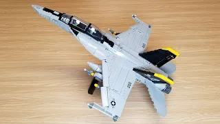 BRICK VETERAN CUSTOM LEGO F/A 18F - VFA-103 JOLLY ROGERS ADD-ON PACK REVIEW