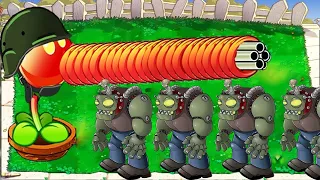 Plants vs Zombies - Gatling Pea vs Gargantuar vs Zombies