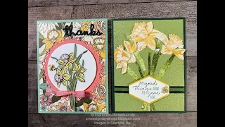 Daffodil Daydream bundle by Stampin' Up! FB Replay 02 15 22