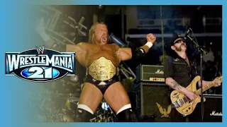 Triple H entrance featuring Motörhead: WWE WrestleMania 21, April 3, 2005