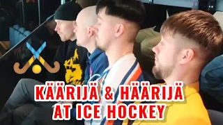 KÄÄRIJÄ & HÄÄRIJÄ at the ice hockey 🏑 (24 March 2023) CHA CHA CHA