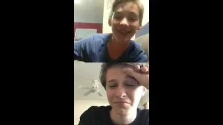 Dylan Kingwell, Graham Verchere Instagram live stream (70 minutes!) / 22 September 2018