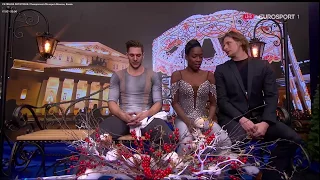 Vanessa James and Morgan Cipres FRA Free Skate SP ISU Europeans 2018 (4th place) French audio