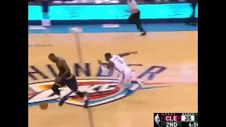 LeBron James Misses 2 Dunks vs Thunder (2017)