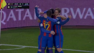 Lionel Messi vs Espanyol (Home) 2016-17