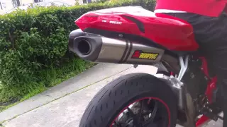 2008 Ducati 1098 Akrapovic Exhaust Sound - Part 2