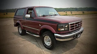 1996 Ford Bronco Eddie Bauer Edition For Sale~Custom Paint~Leather~Stereo~Last Year Produced