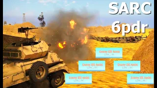 War thunder SARC MkVI (6pdr)