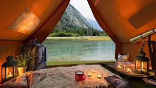 Cozy Rain on Camping Tent Ambience with 8 hours Relaxing Rain Sound