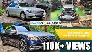 Upgrading Mercedes S Class to Maybach with Dual Tone German Paint job