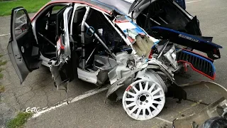 Barum Czech Rally Zlin 2019 - Gryazin Crash on SS11