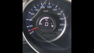 Hyundai IX35 2.0  0-100 km/h acceleration. Model 2014