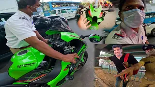 Police Vs Superbike | Police chasing a motorcycle | Every Bikers Nightmare | BIKERS VS COPS | zx10r