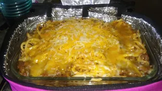 Baked spaghetti in my hotlogic mini