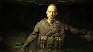 Псих Лукас взрывает голову бойцу амбреллы  Resident Evil 7