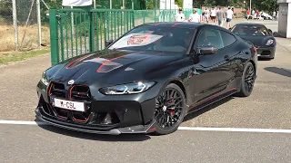 BMW M4 CSL with Modified Exhaust - Accelerations & Downshifts!