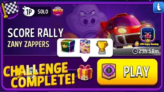 Zany Zappers Solo Challenge Score Rally/825 Score/Match Masters