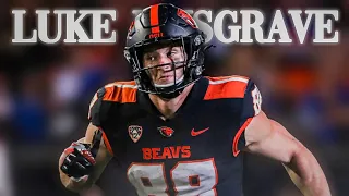 Luke Musgrave Oregon State TE Highlights || Fastest TE In The Draft