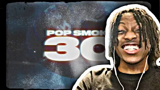 Pop Smoke - 30 feat. Bizzy Banks (Officil Lyric Video) REACTION!! | MikeeBreezyy