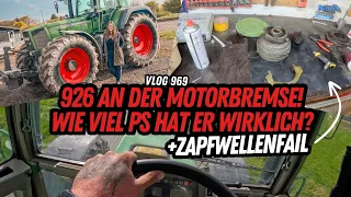 FarmVLOG#969 - Wie viel PS hat der Fendt Favorit 926 an der Zapfwelle wirklich?