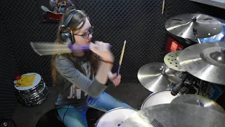 Mississippi Queen - Drum Cover by Emily #mountain #mississippiqueen #drumcover #classicrock