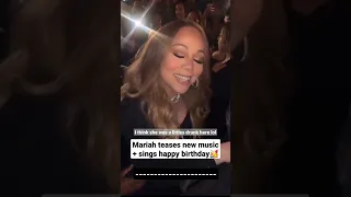 Mariah Carey teases new music at Dj Eman birthday party