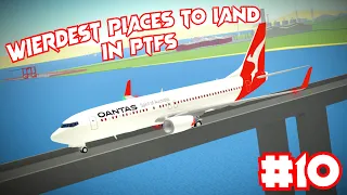 The WEIRDEST Places You Can Land in PTFS... (Pilot Training Flight Simulator)