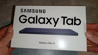 Samsung Galaxy Tab A9/8,7 inch 128GB | 8GB Wi-Fi Navy Compact tablet Unboxing 2023