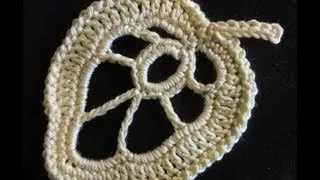 Ирландский листочек Вязание крючком Irish reason is a leaf Crochet