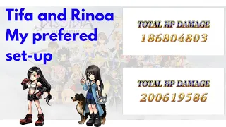 Rinoa vs Tifa my prefered set-up - Shinryu DFFOO