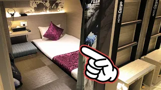 Male exclusion zone🚫🙅‍♀️ Capsule Hotel Experience FEMALE ONLY 🚺 Shinsaibashi Cargo カプセルホテル 心斎橋カーゴ