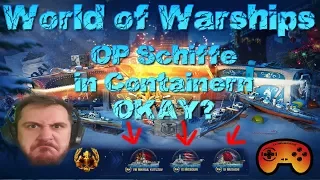 OP Schiffe in Containern! Doppelmoral?! in World of Warships Deutsch/German Gameplay