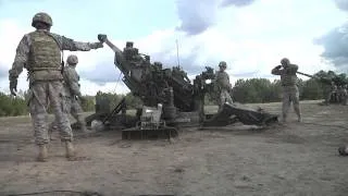 Howitzers Fired By Glory Battalion At Fort Polk - Field Artillery Regiment - M119 And M777 Howitzers