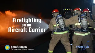 Firefighting on an Aircraft Carrier