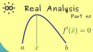 Real Analysis 40 | Local Extreme and Rolle's Theorem