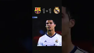 Barcelona VS Real Madrid 2012/13 La Liga Messi VS Ronaldo🔥 #football #youtubeshorts #youtube #shorts