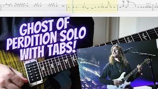 Opeth - Ghost of Perdition Solo (with Guitar Tabs)